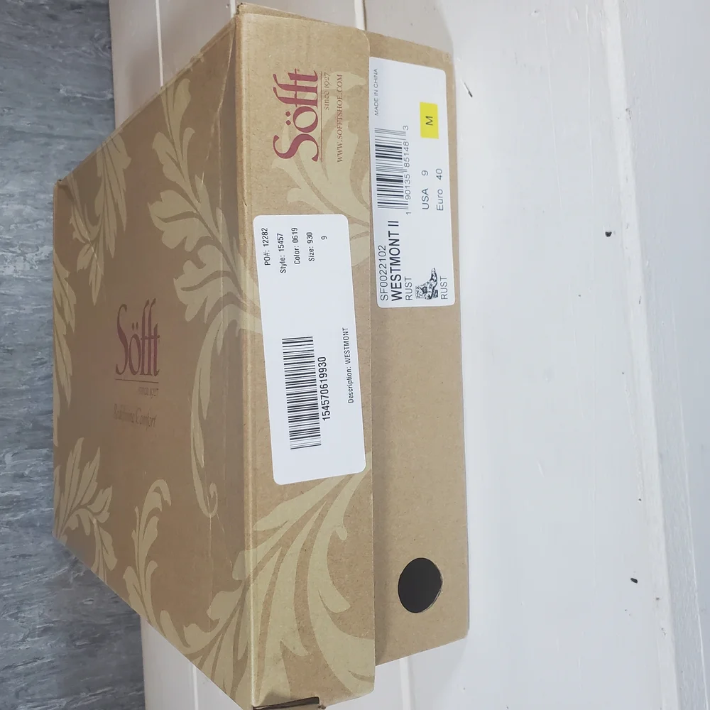 Sofft Westmont II Embroidered Floral Ankle Boots - Burnt Orange - Picture 6 of 6